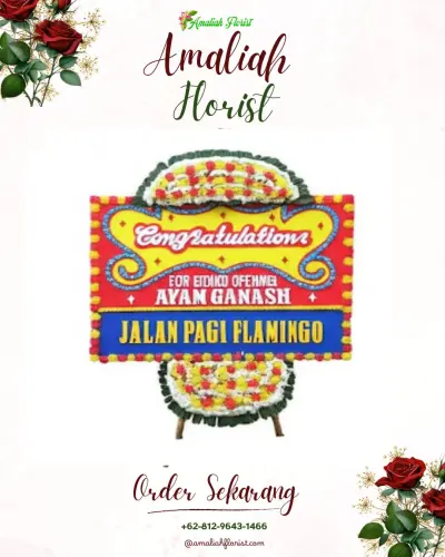 Bunga Papan Congratulation di Paten